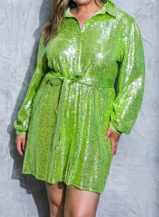 Green Sequin Dress Curvy Soror Green Sequin Dress Curvy Soror