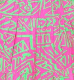 NEW! Abstract Print Smocked Dress