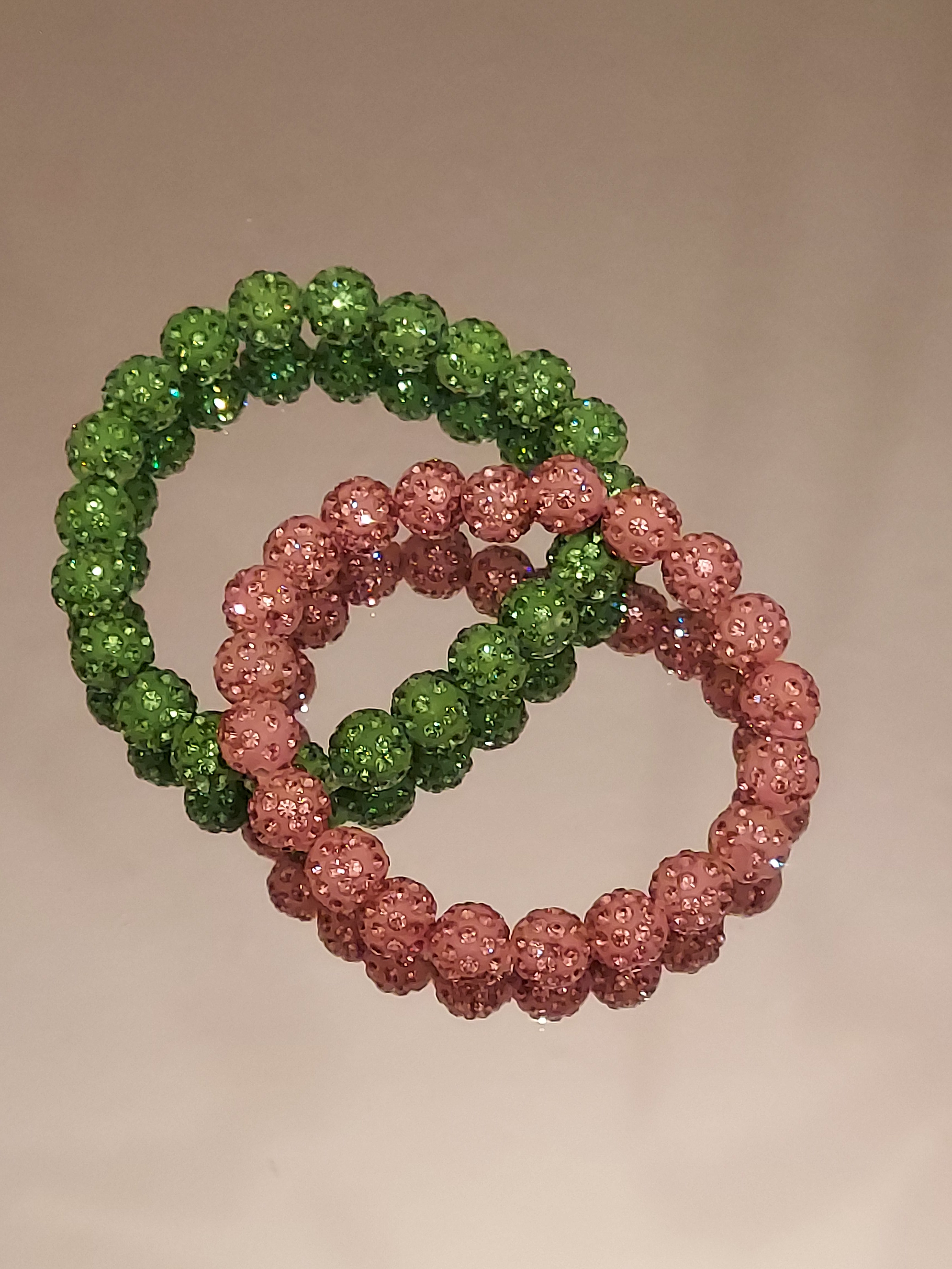 Swarovski Crystal Cuff Bracelet in Green