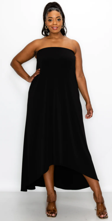 High-low Tube Dress Curvy Soror High-low Tube Dress Curvy Soror