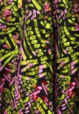 Pink & Green Print Jumpsuit