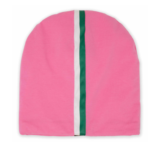 Pink and & Green Beanie Hat