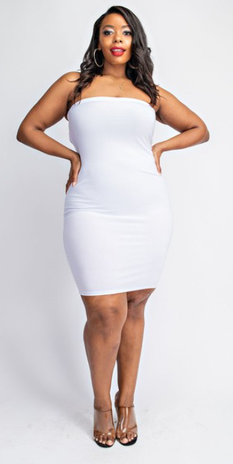 Versatile Tube Dress (Black or White)