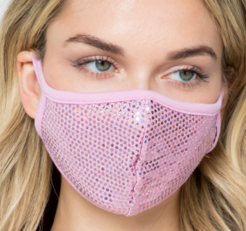 Pink Sparkle Mask