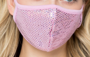 Pink Sparkle Mask