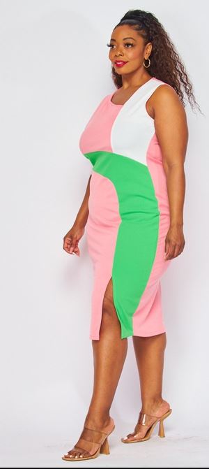 Color-block Dress