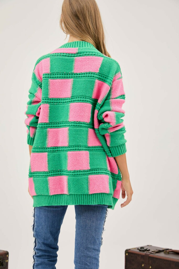 Window Sweater LAST ONE! Window Pane Sweater – Curvy Soror