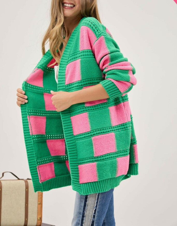 Window Sweater LAST ONE! Window Pane Sweater – Curvy Soror