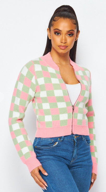 LAST ONE! Zip-up Cardigan
