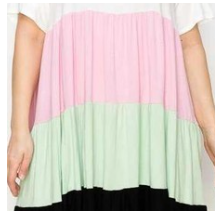 Color Block Swing Dress