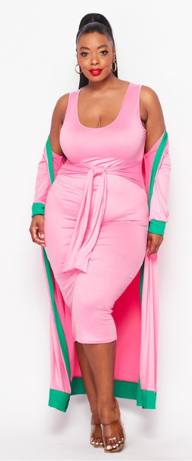 Pink dress cardigan online