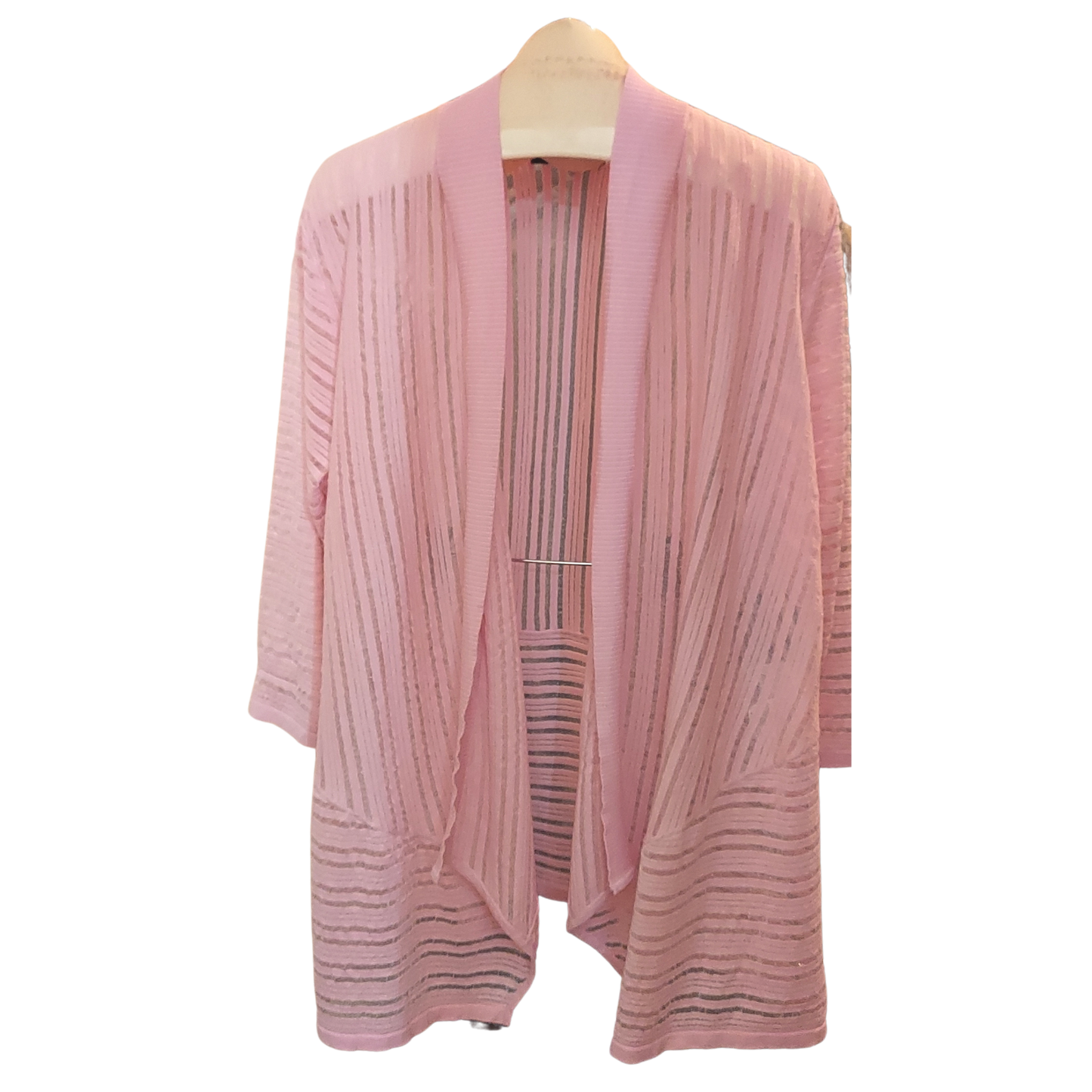 Pink Sheer Stripe Jacket