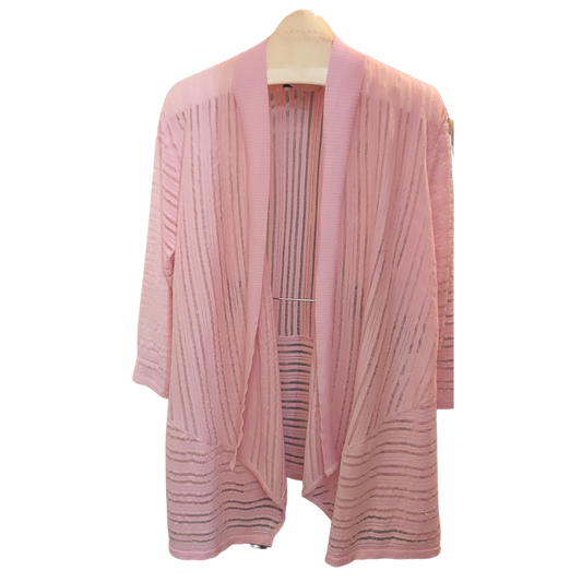 Pink Sheer Stripe Jacket